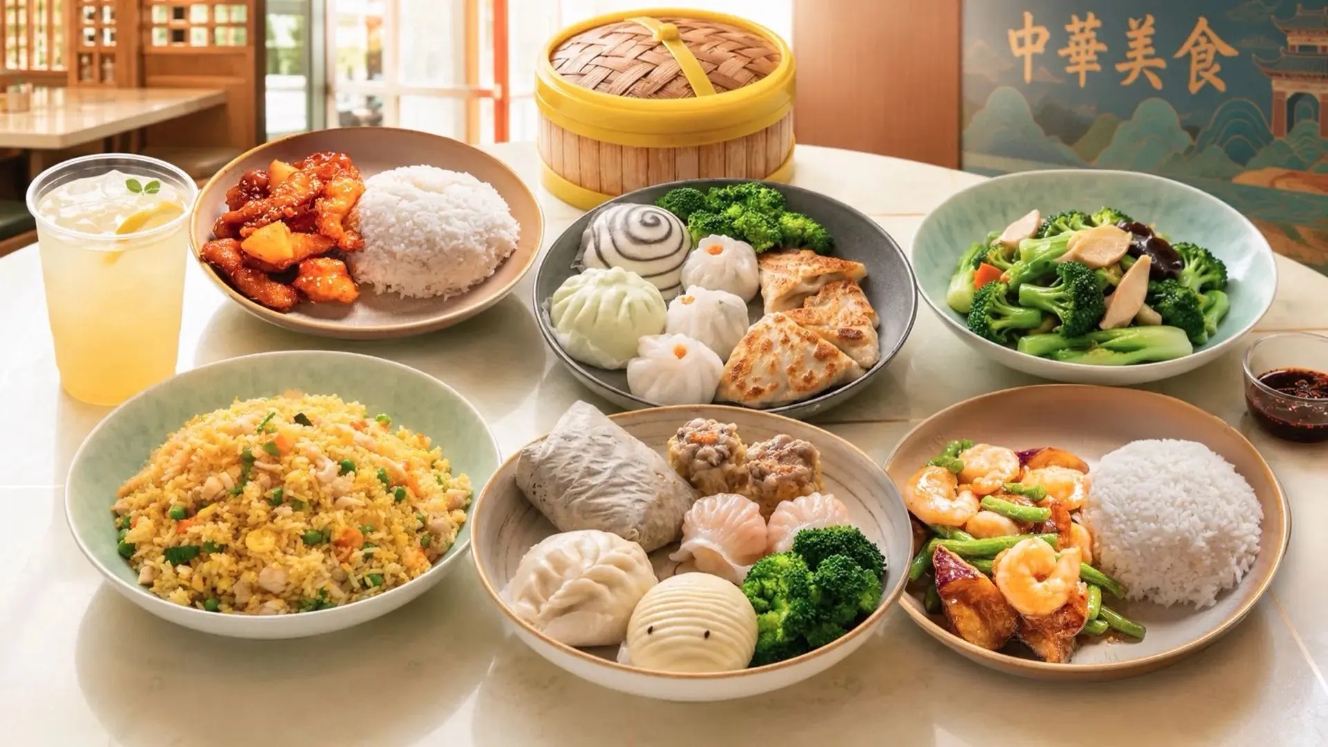 Bao Express 廣式點心餐廳網站首頁多樣點心與炒飯